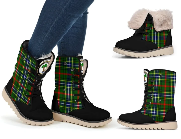 Tartan Women's Snow Boots - Clan Bisset Boots - BN