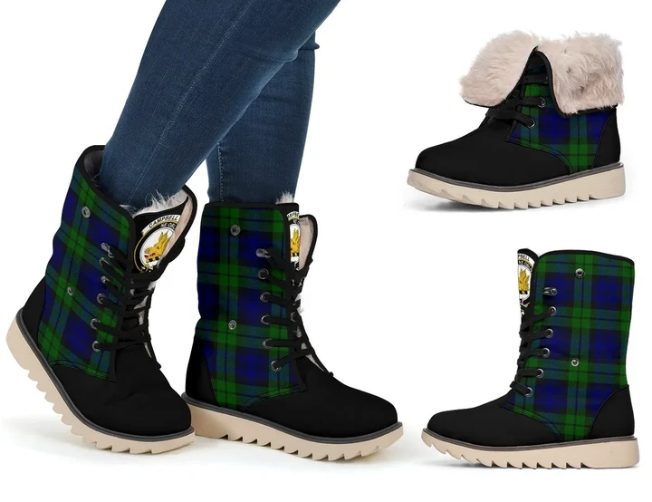 Tartan Women's Snow Boots - Clan Campbell Boots - BN