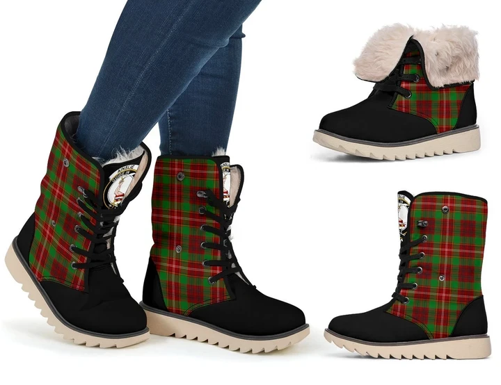 Tartan Women's Snow Boots - Clan Ainslie Boots - BN