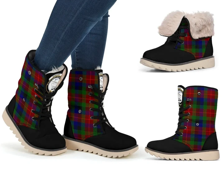 Tartan Women's Snow Boots - Clan Tennant Boots - BN