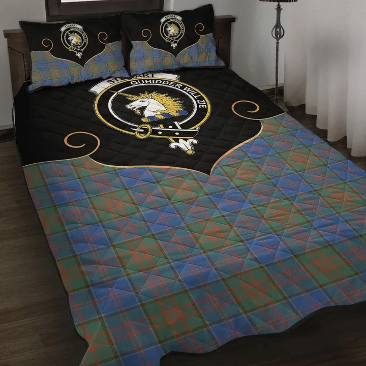 Stewart of Appin Hunting Ancient Clan Cherish the Badge Quilt Bed Set
