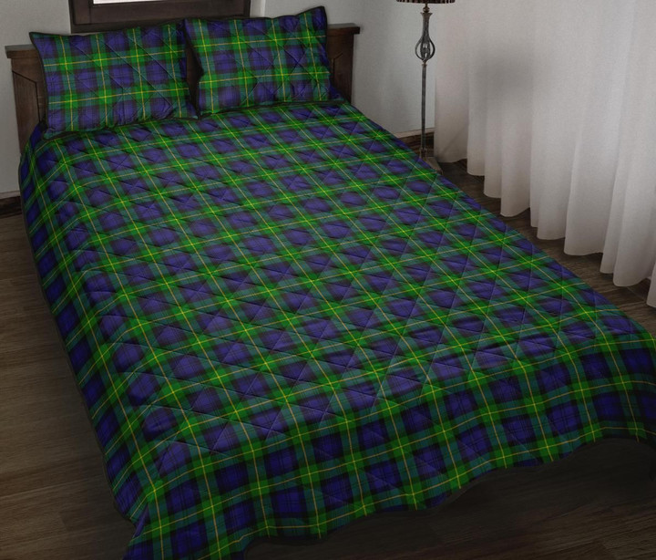Gordon Modern Tartan Quilt Bed Set