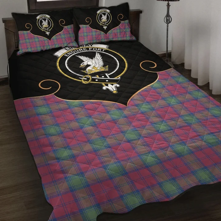 Lindsay Ancient Clan Cherish the Badge Quilt Bed Set