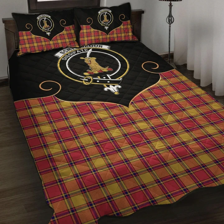 Scrymgeour Clan Cherish the Badge Quilt Bed Set