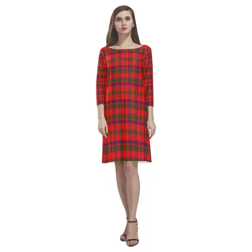 Tartan dresses - Maccoll Modern Tartan Dress - Round Neck Dress TH8