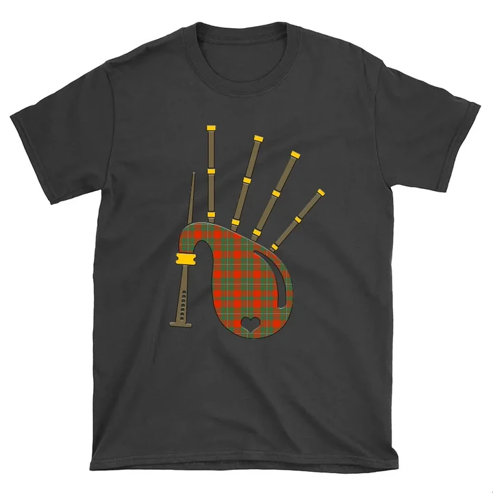 MacGregor Ancient Tartan Bagpipes T-Shirt