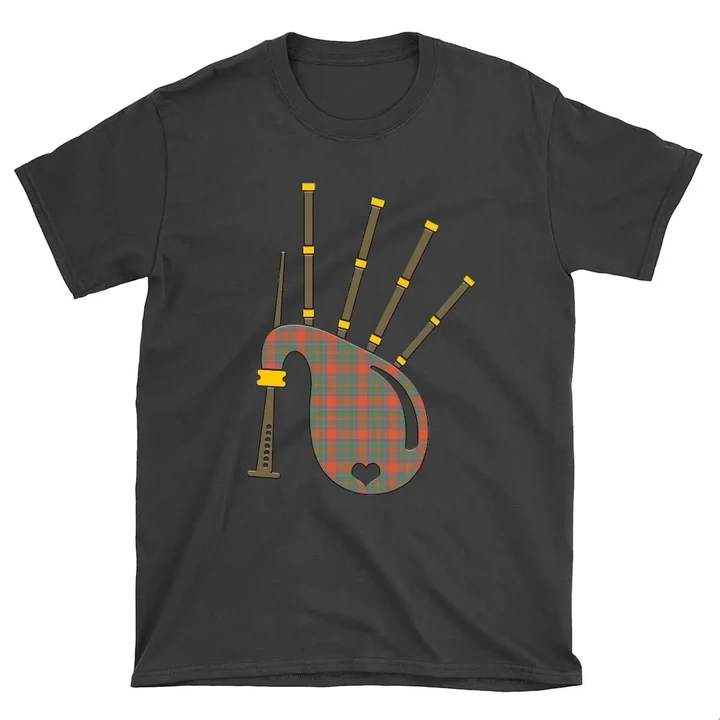 MacKintosh Ancient Tartan Bagpipes T-Shirt