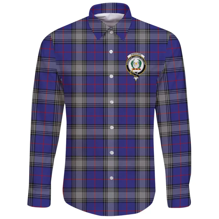 Kinnaird Tartan Clan Long Sleeve Button Shirt | Scottish Clan