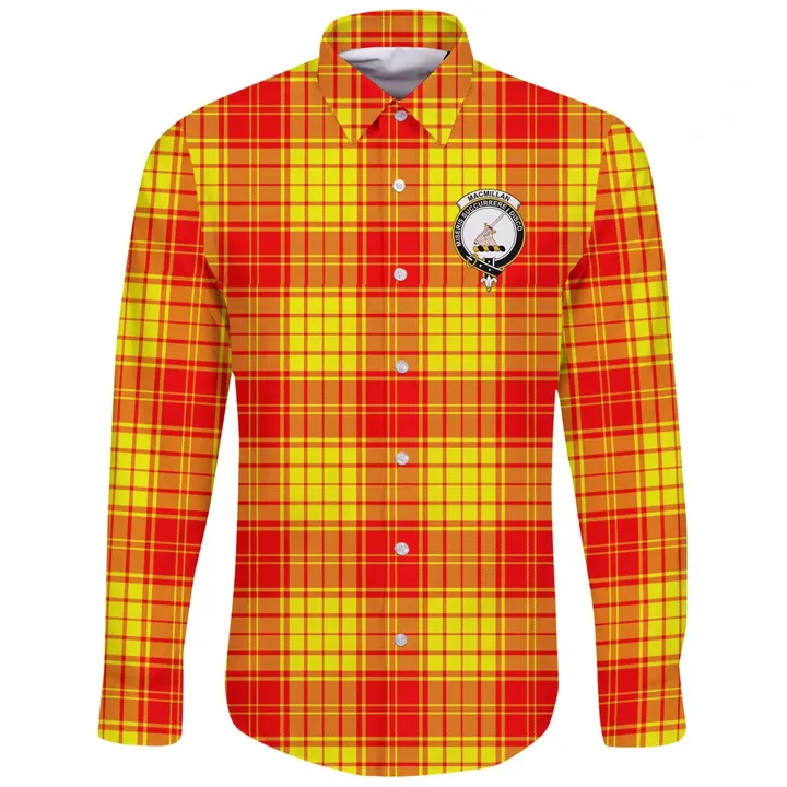 MacMillan Clan Tartan Clan Long Sleeve Button Shirt | Scottish Clan