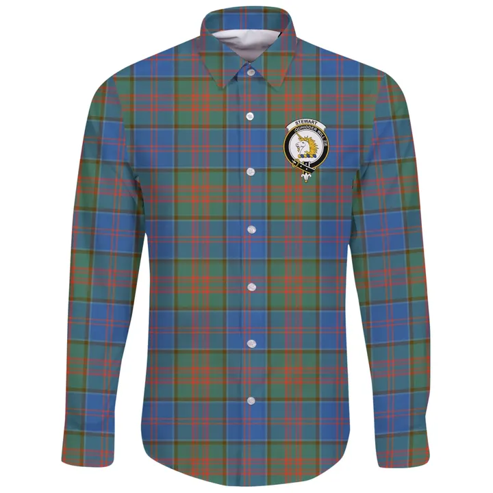 Stewart of Appin Hunting Ancient Tartan Clan Long Sleeve Button Shirt | Scottish Clan