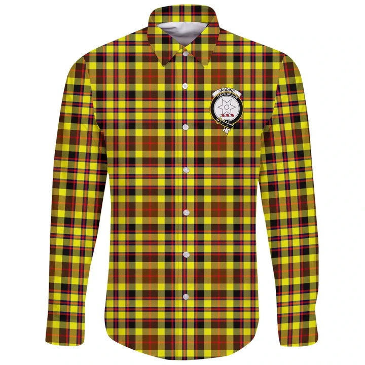 Jardine Tartan Clan Long Sleeve Button Shirt | Scottish Clan