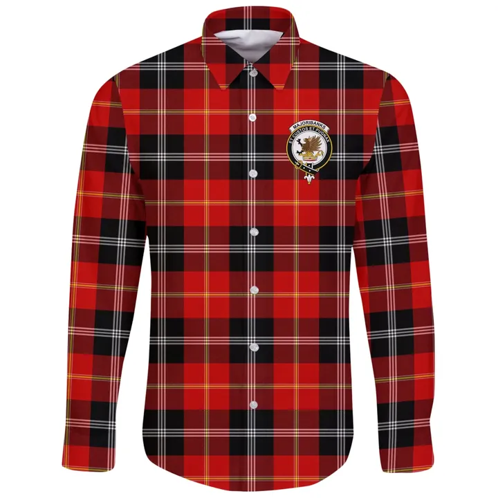 Marjoribanks Tartan Clan Long Sleeve Button Shirt | Scottish Clan