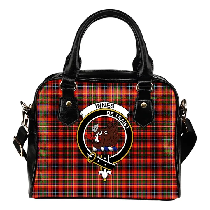 Innes Modern Tartan Clan Shoulder Handbag | Special Custom Design