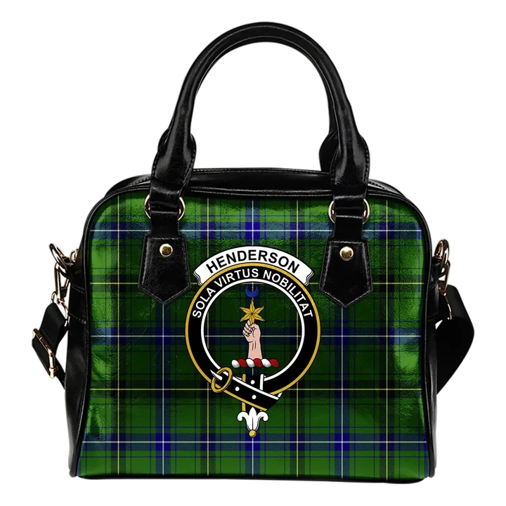 Henderson Modern Tartan Clan Shoulder Handbag | Special Custom Design