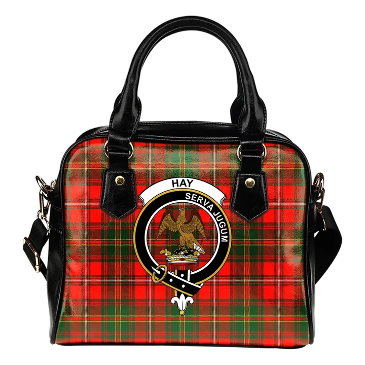 Hay Modern Tartan Clan Shoulder Handbag | Special Custom Design