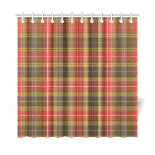 Tartan Shower Curtain - Buchanan Old Set Weathered |Bathroom Products | Over 500 Tartans