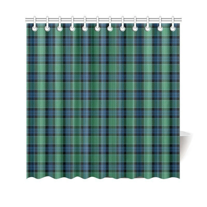 Tartan Shower Curtain - Graham Of Menteith Ancient | Bathroom Products | Over 500 Tartans