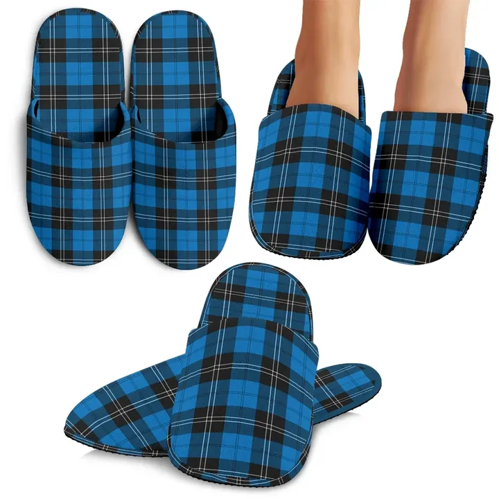 Ramsay Blue Ancient, Tartan Slippers, Scotland Slippers, Scots Tartan, Scottish Slippers, Slippers For Men, Slippers For Women, Slippers For Kid, Slippers For xmas, For Winter