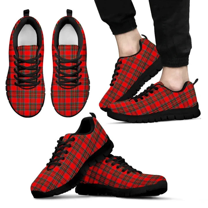 MacBean Modern, Men's Sneakers, Tartan Sneakers, Clan Badge Tartan Sneakers, Shoes, Footwears, Scotland Shoes, Scottish Shoes, Clans Shoes