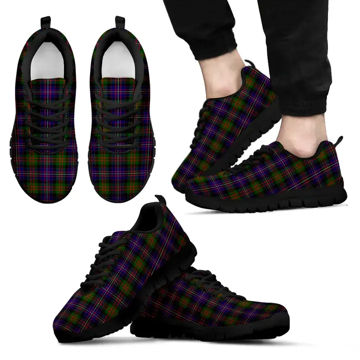 Cameron of Erracht Modern, Men's Sneakers, Tartan Sneakers, Clan Badge Tartan Sneakers, Shoes, Footwears, Scotland Shoes, Scottish Shoes, Clans Shoes