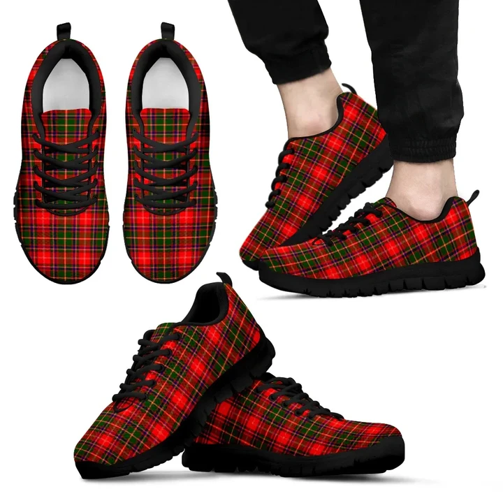 Somerville Modern, Men's Sneakers, Tartan Sneakers, Clan Badge Tartan Sneakers, Shoes, Footwears, Scotland Shoes, Scottish Shoes, Clans Shoes