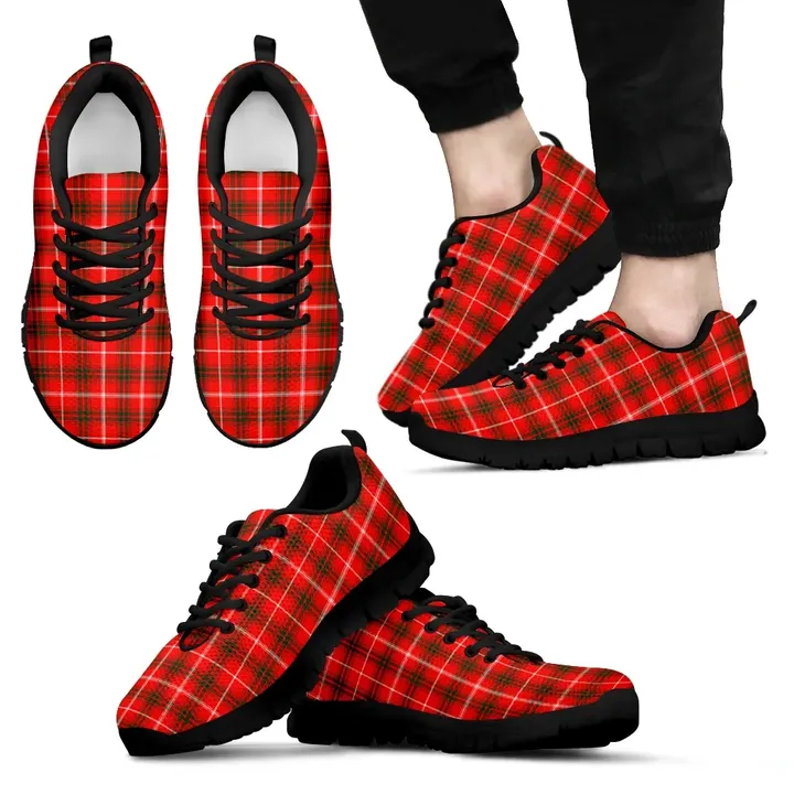 Duke of Rothesay Modern, Men's Sneakers, Tartan Sneakers, Clan Badge Tartan Sneakers, Shoes, Footwears, Scotland Shoes, Scottish Shoes, Clans Shoes