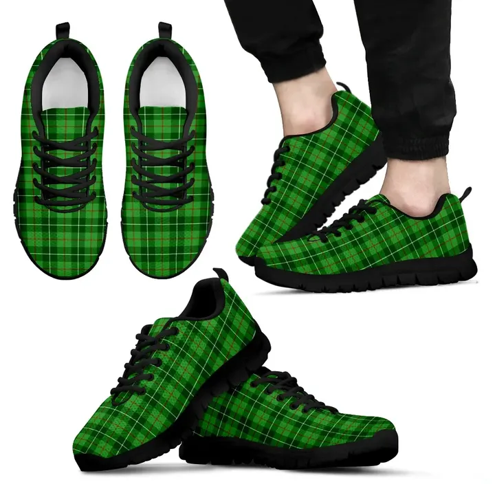 Galloway District, Men's Sneakers, Tartan Sneakers, Clan Badge Tartan Sneakers, Shoes, Footwears, Scotland Shoes, Scottish Shoes, Clans Shoes