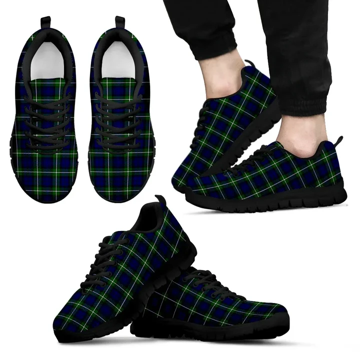 Forbes Modern, Men's Sneakers, Tartan Sneakers, Clan Badge Tartan Sneakers, Shoes, Footwears, Scotland Shoes, Scottish Shoes, Clans Shoes