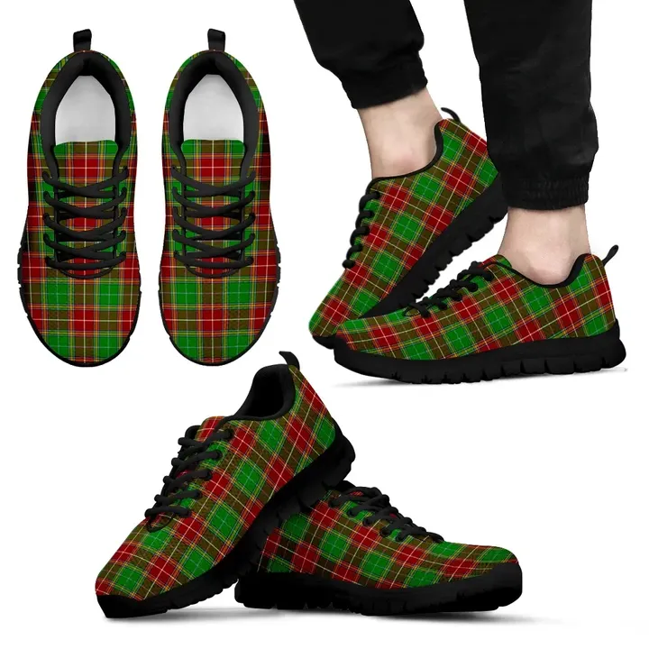 Baxter Modern, Men's Sneakers, Tartan Sneakers, Clan Badge Tartan Sneakers, Shoes, Footwears, Scotland Shoes, Scottish Shoes, Clans Shoes