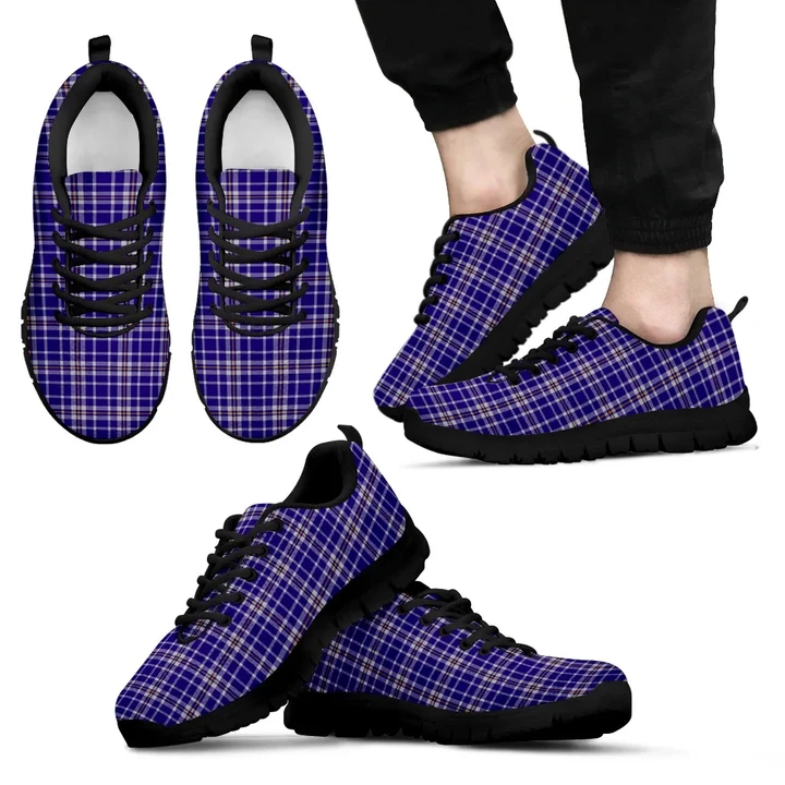 Ochterlony, Men's Sneakers, Tartan Sneakers, Clan Badge Tartan Sneakers, Shoes, Footwears, Scotland Shoes, Scottish Shoes, Clans Shoes