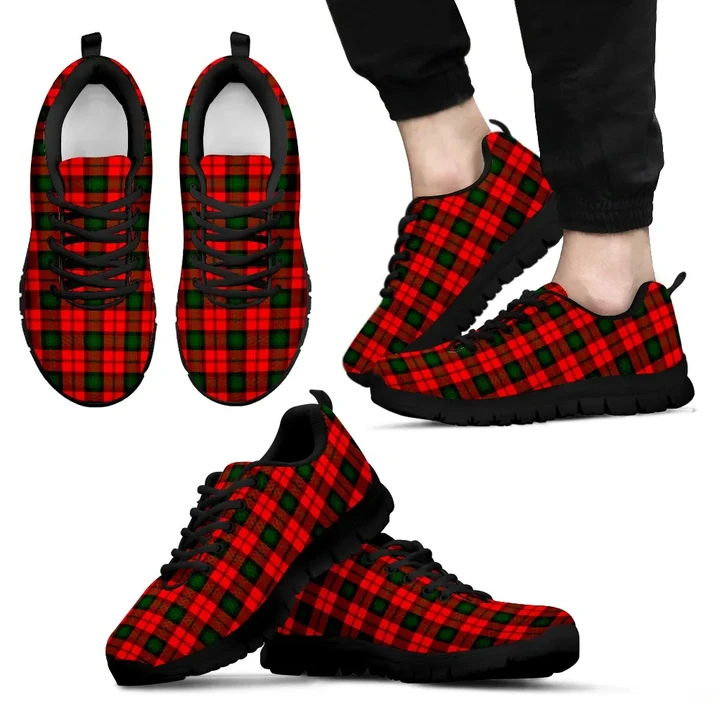 Kerr Modern, Men's Sneakers, Tartan Sneakers, Clan Badge Tartan Sneakers, Shoes, Footwears, Scotland Shoes, Scottish Shoes, Clans Shoes