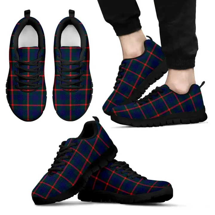 Agnew Modern, Men's Sneakers, Tartan Sneakers, Clan Badge Tartan Sneakers, Shoes, Footwears, Scotland Shoes, Scottish Shoes, Clans Shoes