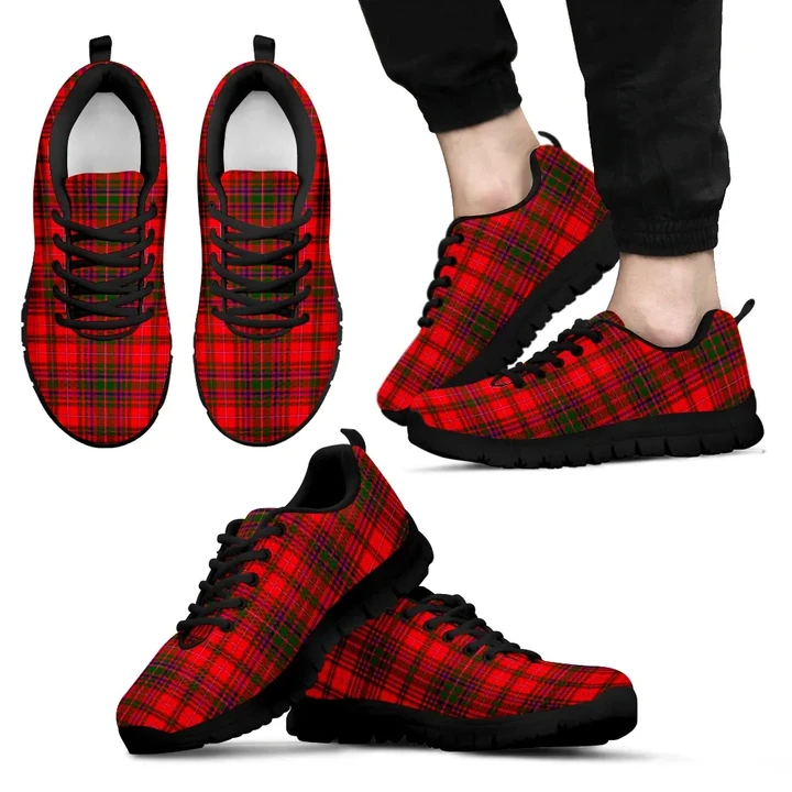 MacDougall Modern, Men's Sneakers, Tartan Sneakers, Clan Badge Tartan Sneakers, Shoes, Footwears, Scotland Shoes, Scottish Shoes, Clans Shoes
