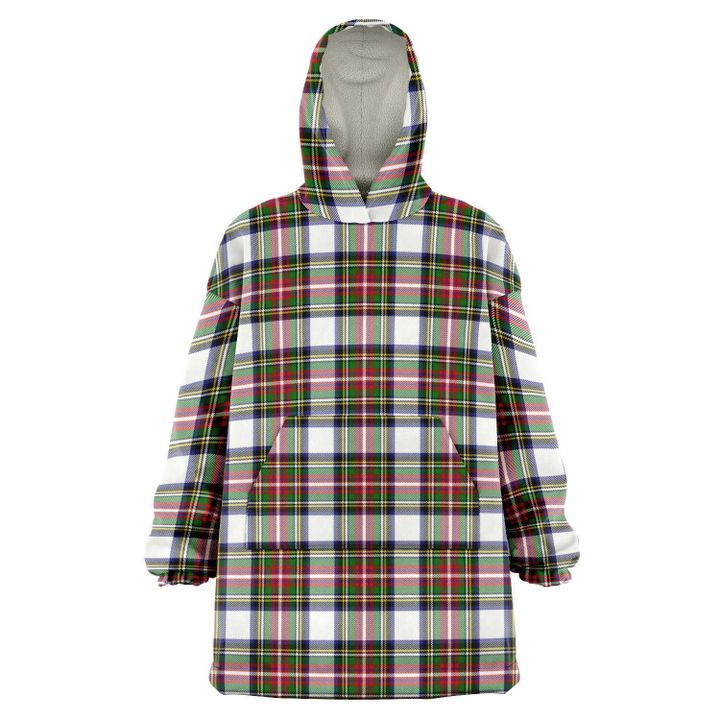 Stewart Dress Modern Snug Hoodie - Unisex Tartan Plaid Front
