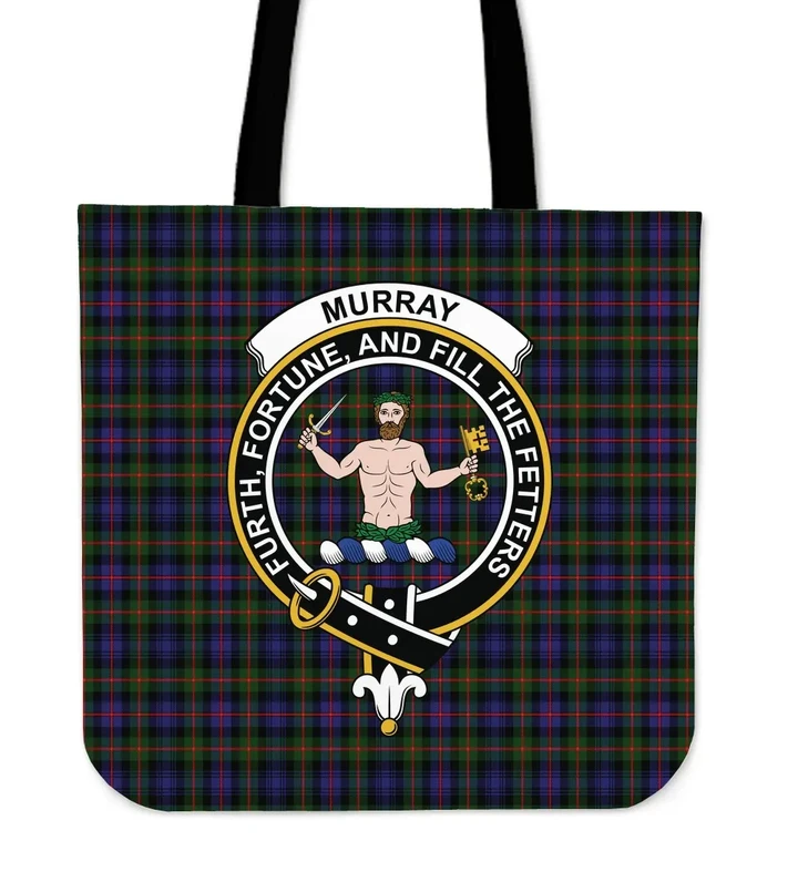 Tartan Tote Bag - Murray of Atholl Modern Clan Badge | Special Custom Design
