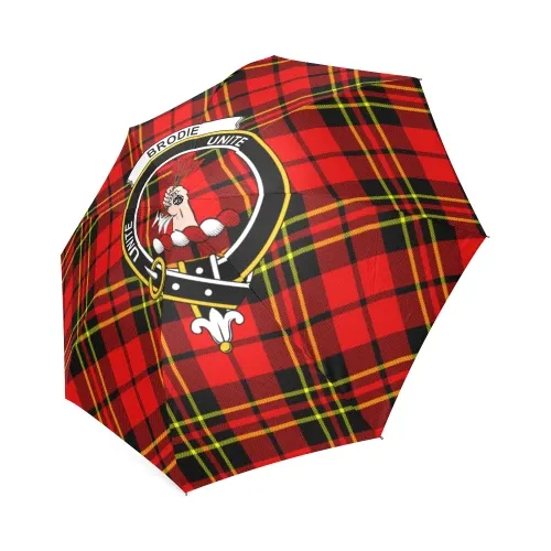 Brodie Modern Crest Tartan Umbrella TH8