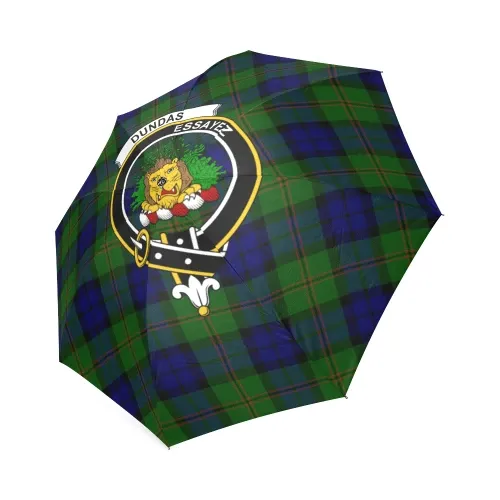 Dundas Modern Crest Tartan Umbrella TH8
