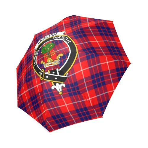 Hamilton Modern Crest Tartan Umbrella TH8