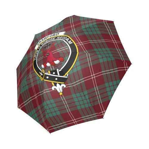 Crawford Modern Crest Tartan Umbrella TH8