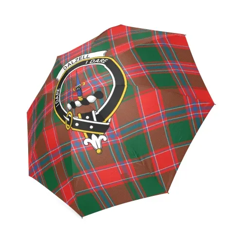Dalziel Modern Crest Tartan Umbrella TH8