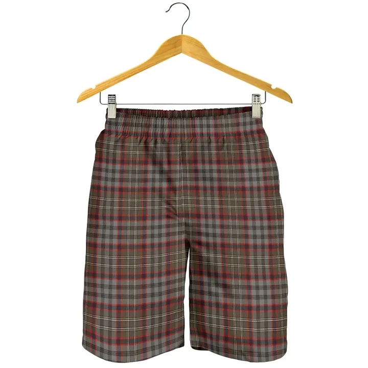 Nicolson Hunting Weathered Tartan Shorts For Men