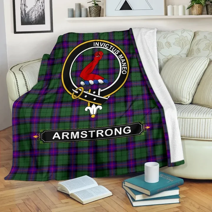 Armstrong Crest Tartan Blanket A9