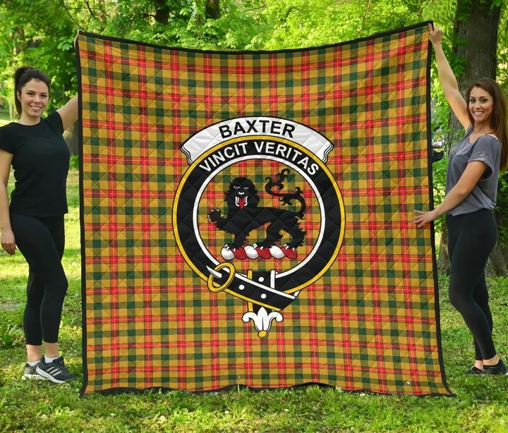 Baxter Tartan Clan Badge Quilt TH8