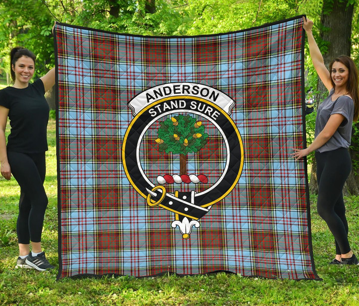 Anderson Ancient Tartan Clan Badge Quilt TH8