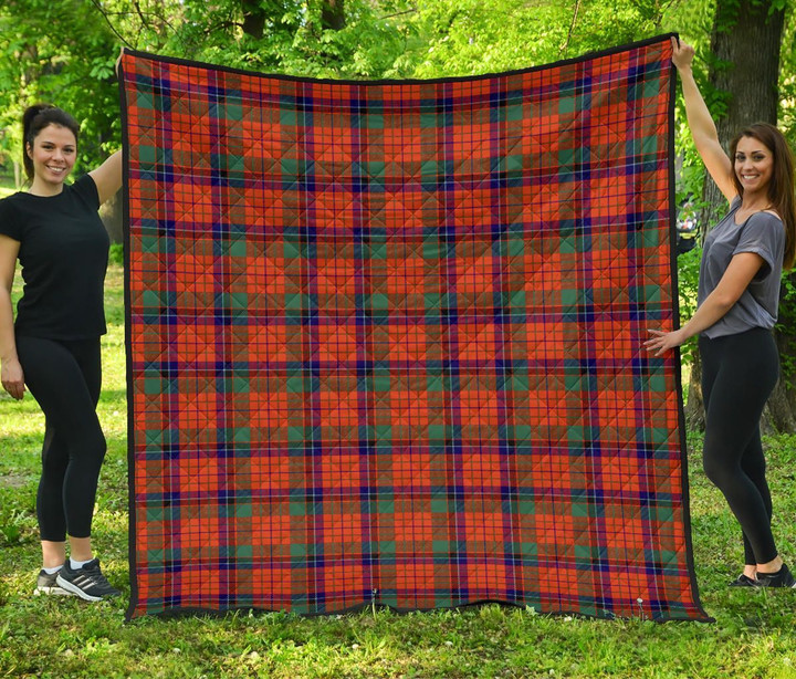 Nicolson Ancient Tartan Premium Quilt | Scottishclans.co