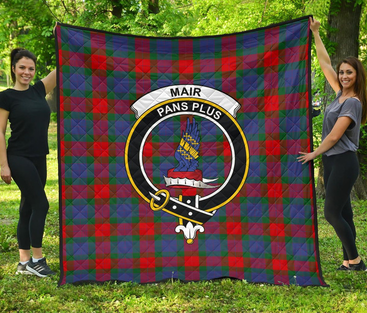 Mar Tartan Clan Badge Premium Quilt | Scottishclans.co