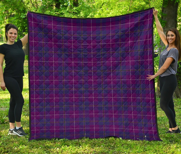 Pride of Glencoe Tartan Premium Quilt | Scottishclans.co