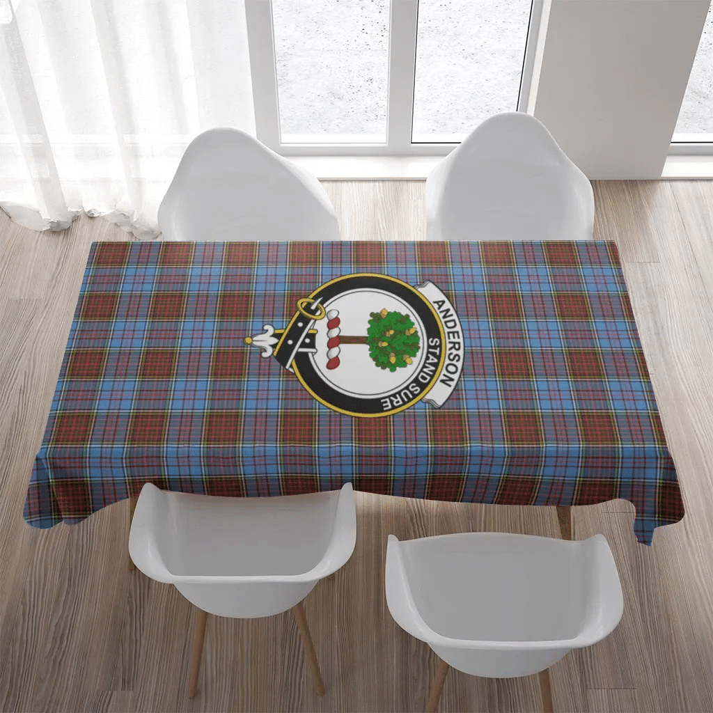 Anderson Crest Tartan Tablecloth A9