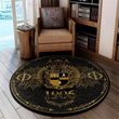 Shield Of Alpha Phi Alpha 1906 Round Carpet | Getteestore