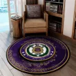Omega Psi Phi Frat Round Carpet | Getteestore.com